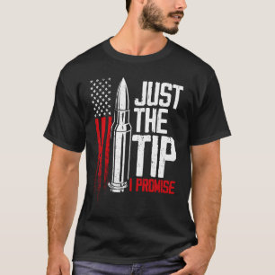 T-shirt Juste Le Conseil Je Promets Arme À Puce Drapeau Am
