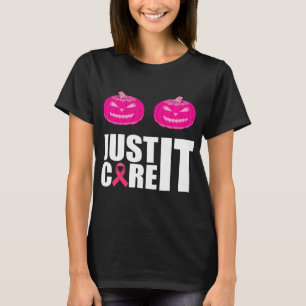 T-shirt juste le guérir citrouille rose Conscience du can