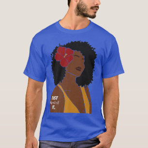 T-shirt Juste le manifester, sœur, femme à la mélanine, fe