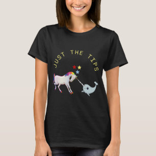 T-shirt Juste Les Conseils Naughty Unicorn Narwhal Unicorn