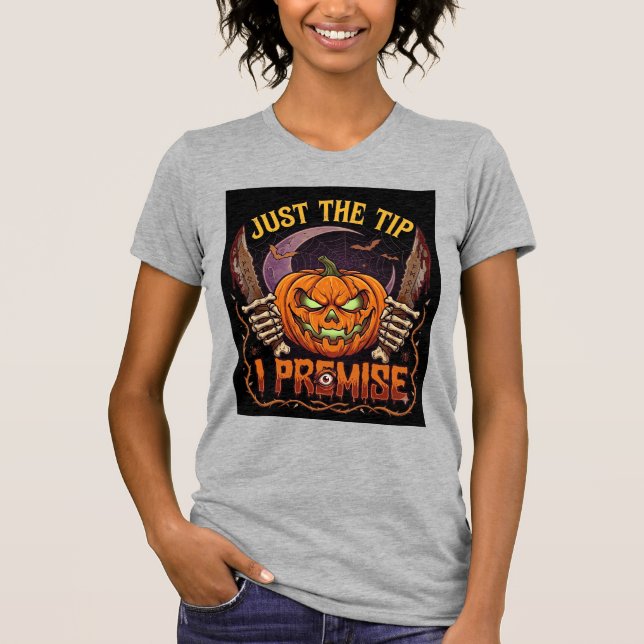 T-shirt Juste l'extrémité prémisse Halloween Citrouille Co (Devant)