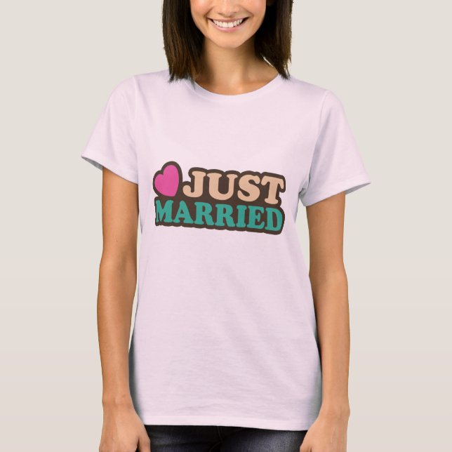 T-shirt Juste marié (Devant)