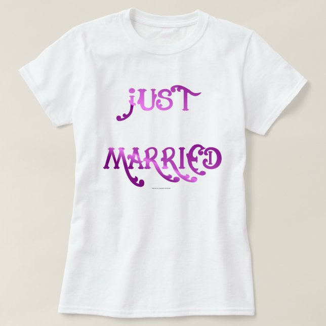 T-shirt Juste marié (Design devant)