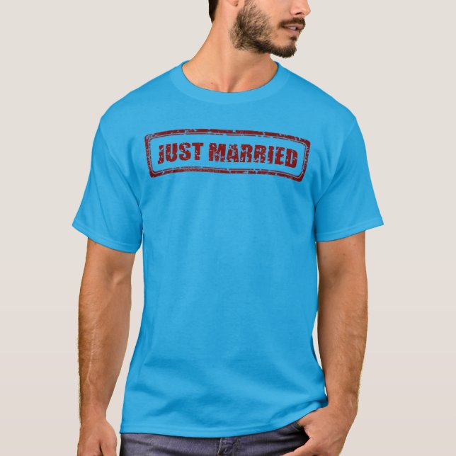 T-shirt JUSTE MARIÉ Couples spéciaux personnalisables (Devant)