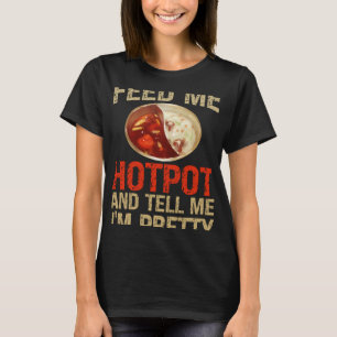 T-shirt Juste Me Nourrir Pot Chaud Boeuf Pot Chaud Shabu S