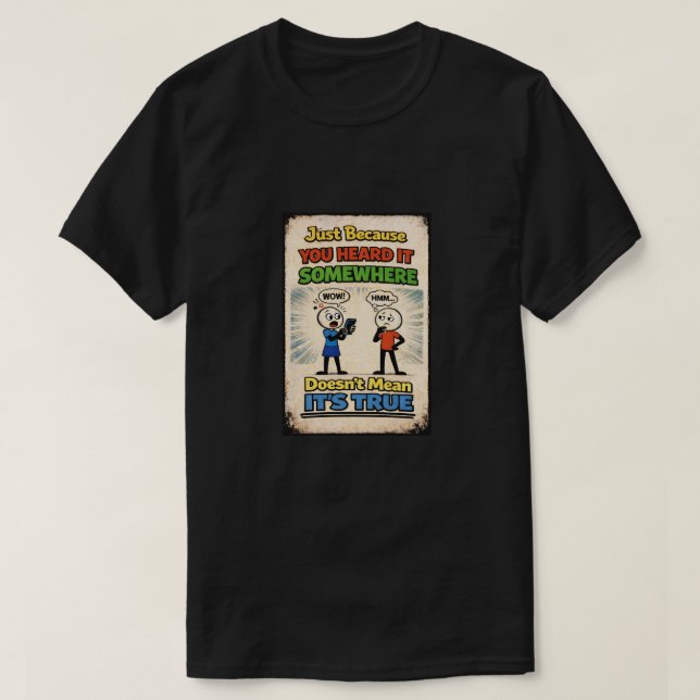 T-shirt Juste parce que... (3) (Design devant)