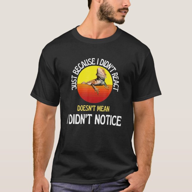 T-shirt Juste parce que je n'ai pas réagi dragon ennuyeux (Devant)