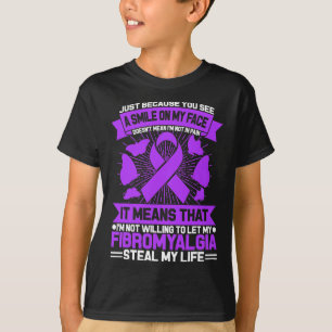 T-shirt Juste parce que vous voyez un sourire sur mon visa