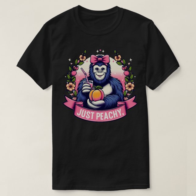 T-shirt Juste Peachy Fruit d'été pour femmes amusantes 1 (Design devant)