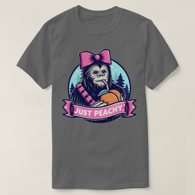 T-shirt Juste Peachy Fruit d'été pour femmes amusantes 3 (Design devant)