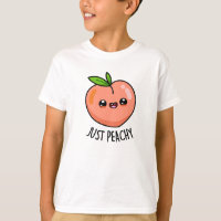 Juste Peachy Funny Peach Pun