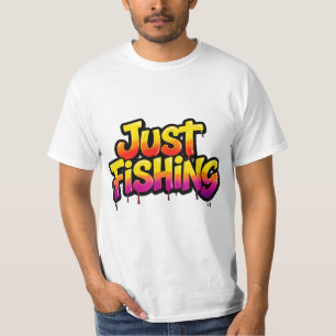 T-shirt Juste Pêche Arc-en-ciel qui dégouline Cadeau drôle