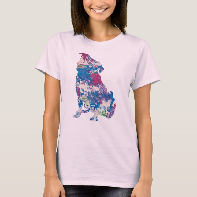 T-shirt Juste pour Gina Art oeuvre de Baxter, Silhouette S (Devant)