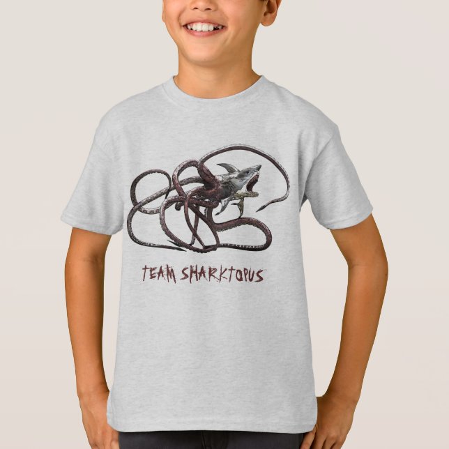 T-shirt Juste pour les ENFANTS, chemise de Sharktopus (Devant)