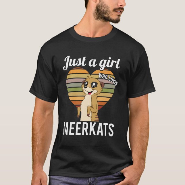 T-shirt Juste quelqu'un qui aime les suricates (Devant)