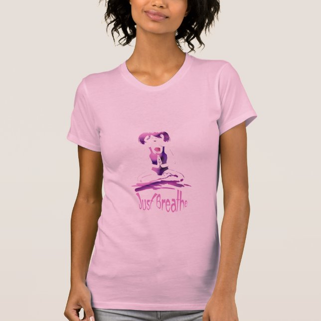 T-shirt Juste Respirer-Yoga (Devant)