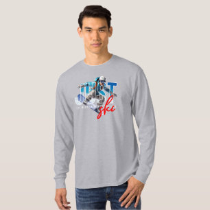 T-shirt Juste Ski   Manches longues pour hommes