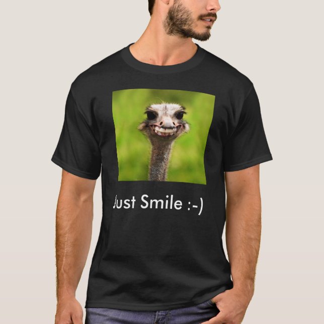 T-shirt Juste sourire : -) (Devant)
