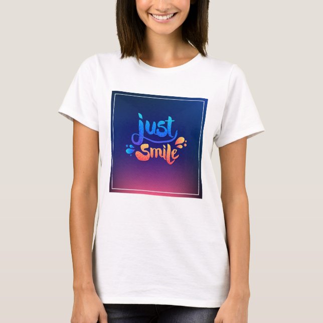 T-shirt Juste Sourire (Devant)