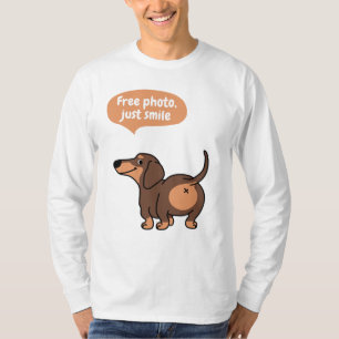 T-shirt juste sourire, photo gratuite