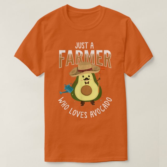 T-shirt Juste Un Agriculteur Qui Aime L'Avocado, Guacamole (Design devant)