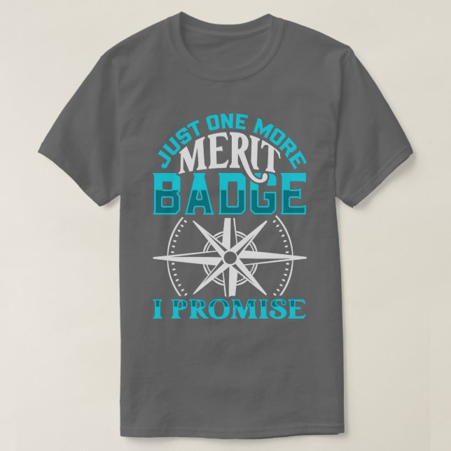 T-shirt Juste un autre badge de mérite Scouting (Design devant)