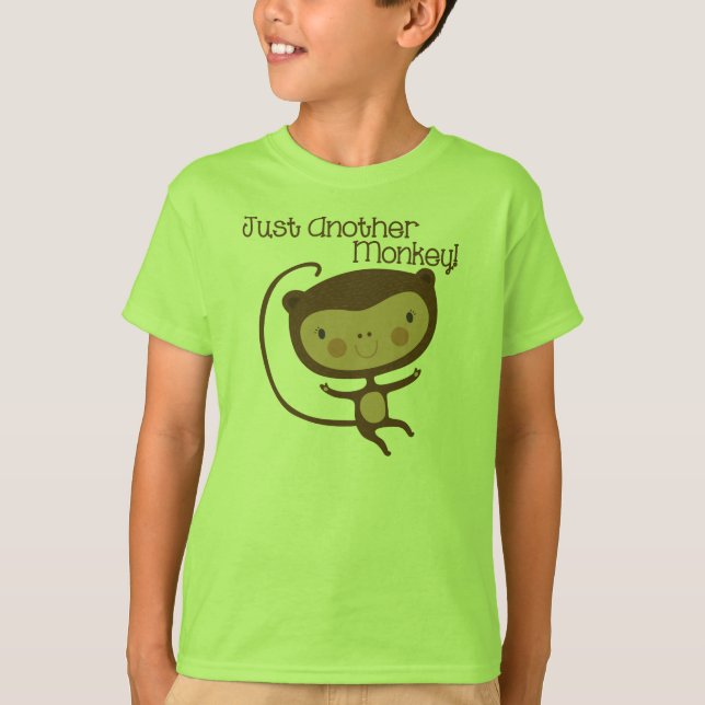 T-shirt Juste un autre singe (Devant)