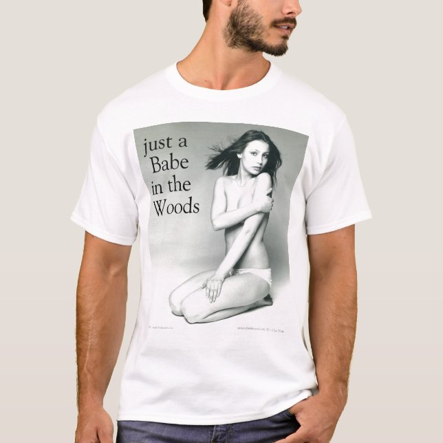 T-SHIRT JUSTE UN BÉBÉ DANS LA COUVERTURE CD EN BOIS (Devant)