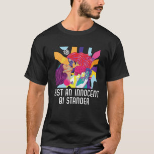 T-shirt Juste Un Bi Stander Innocent Bisexual Pride Bisexu