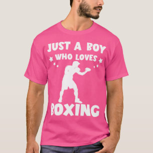 T-shirt Juste Un Boy Boxer Boxer Gants Kickboxer Ki