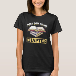 T-shirt Juste Un Chapitre De Plus Rétro Librarian Bookworm