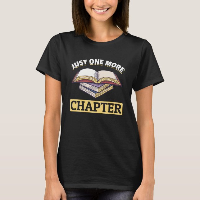T-shirt Juste Un Chapitre De Plus Rétro Librarian Bookworm (Devant)