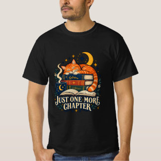 T-shirt Juste un chapitre de plus Sleepy Cat sur le tee-sh