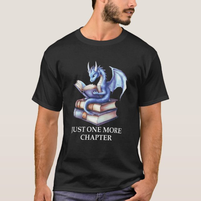 T-shirt Juste un chapitre de plus Ver luisant dragon lectu (Devant)