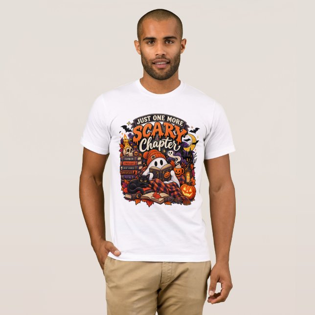 T-shirt Juste un chapitre effrayant de plus pour l'amant d (Devant entier)