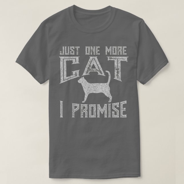 T-shirt Juste Un Chat De Plus Je Promets Kitty Lover (Design devant)