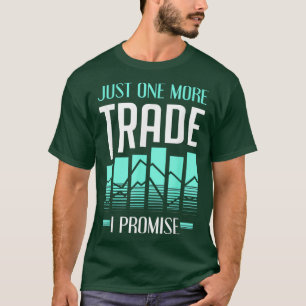 T-shirt Juste un commerce de plus je promets marché Stock