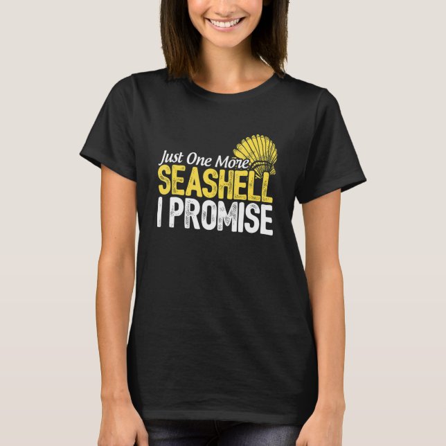 T-shirt Juste Un Coquillage De Plus Je Promets Plongée Plo (Devant)