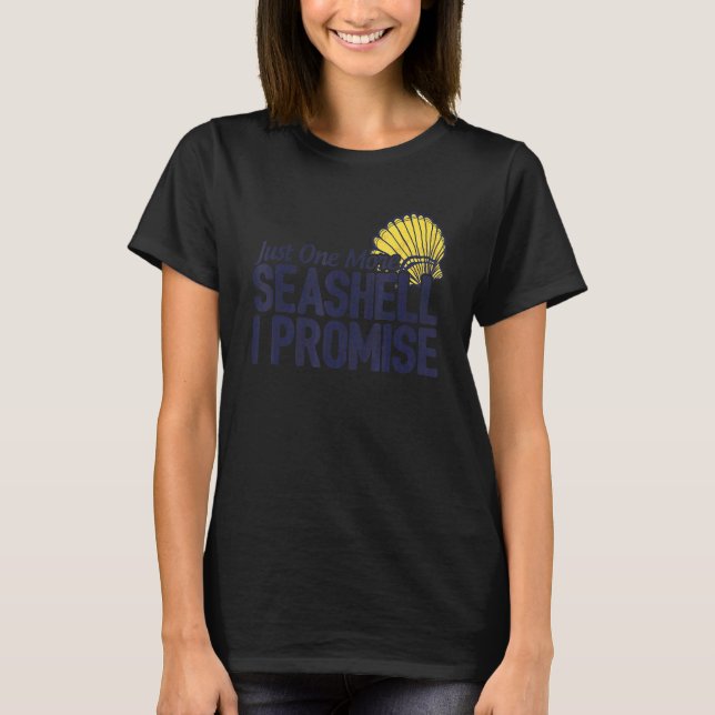 T-shirt Juste Un Coquillage De Plus Je Promets Plongée Plo (Devant)