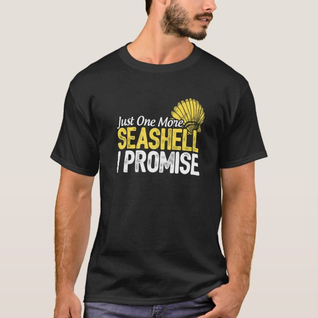 T-shirt Juste Un Coquillage De Plus Je Promets Plongée Plo (Devant)