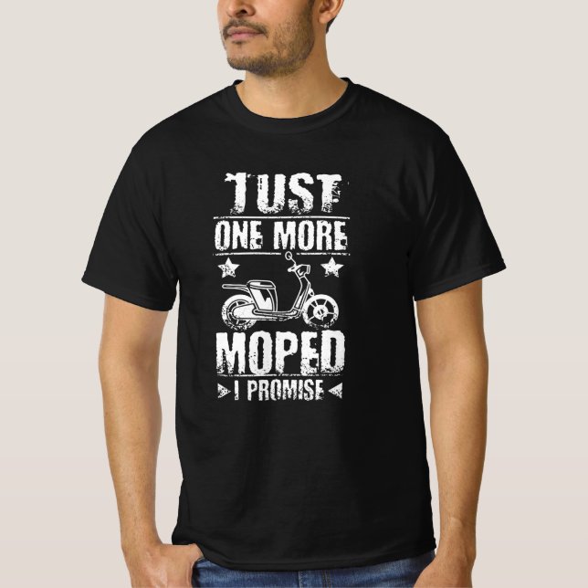 T-shirt Juste Un De Plus Moped (Devant)