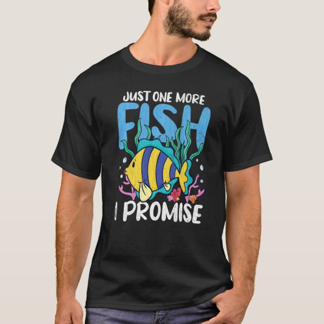 T-shirt Juste un de plus Poisson rouge Aquariophile Aquari (Devant)