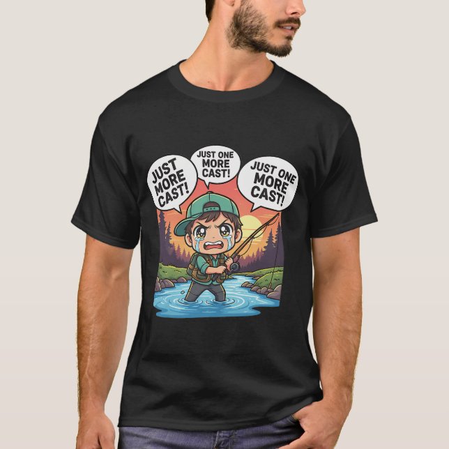 T-shirt Juste un dernier lancer senpai (Devant)