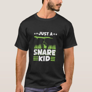 T-shirt Juste Un Enfant De Souris Trapper Le Fil Snare Tan