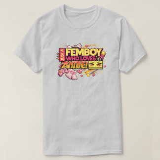 T-shirt Juste un femboy qui aime l'anime Gamer Kawaii