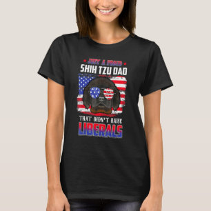 T-shirt Juste un fier père de Mastiff Tibétain Merica Chie