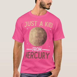 T-shirt Juste un gamin de Mercure - Espace de la planète M