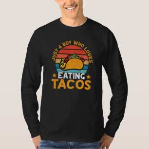 T-shirt Juste un garçon qui adore manger Taco Taco Viva Mé