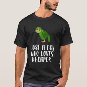 T-shirt Juste un garçon qui aime Kakapos