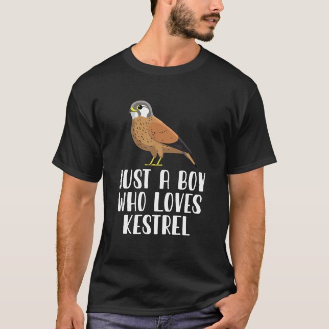 T-shirt Juste un garçon qui aime Kestrel (Devant)